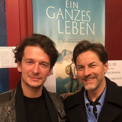 2023-25.11. Körners Corner EIN GANZES LEBEN mit Regisseur Hans Steinbichler (re) und Hauptdarsteller Stefan Gorski