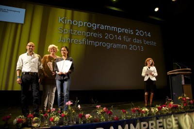 2014-Sept. Das Ost wird von Staatsministerin Frau Prof. Grütters mit dem Spitzenpreis für das deutschlandweit beste Jahresfilmprogramm 2013 ausgezeichnet.