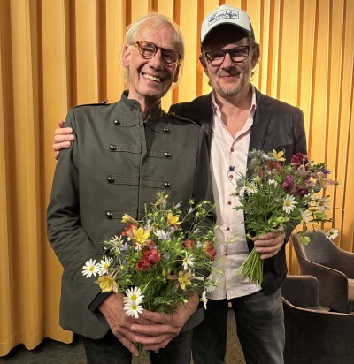 Mai 2025 Premiere FRITZ LITZMANN, MEIN VATER UND ICH mit Regisseur Aljoscha Pause und Kabarettist Rainer Pause
