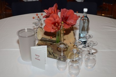 Die Tische, geschmückt von Traum Stück, Floristmeisterin Katrin Schmidt